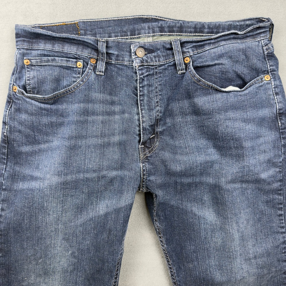 Levis 559 Relaxed Straight Leg Jeans Mens 34x30 Dark Wash Blue Denim - Picture 3 of 10